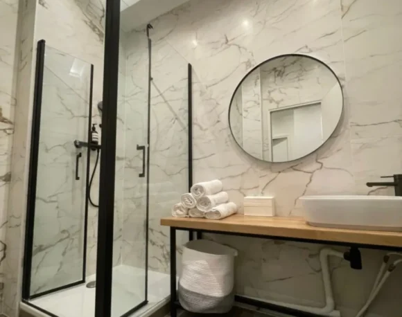 Changing rooms at the Pilates Instructor Course centre in London