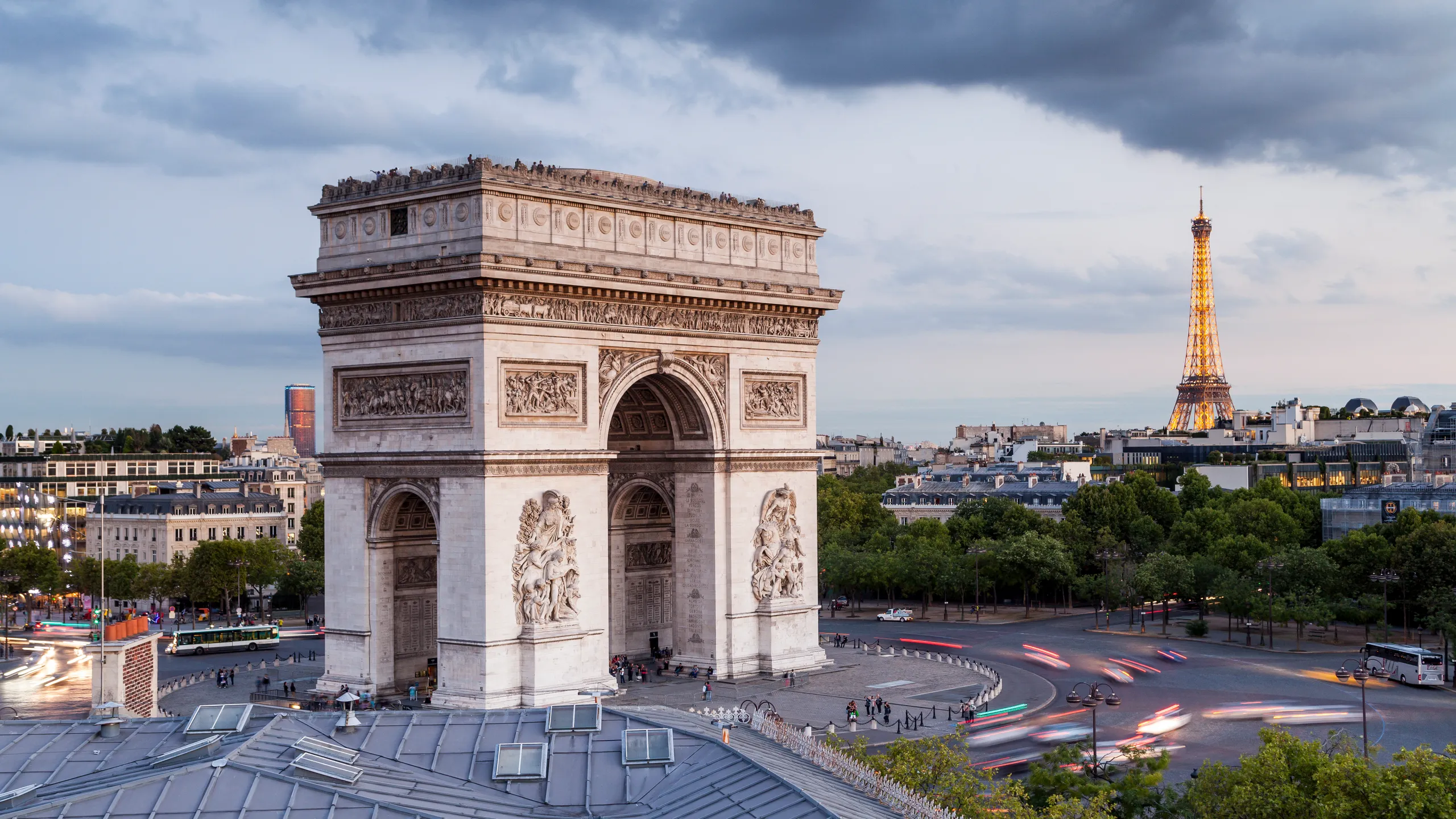 Arc de Triomphe à proximité du lieu de formation Lagree à Paris 17
